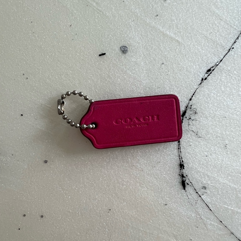 COACH HANG TAG | PINK